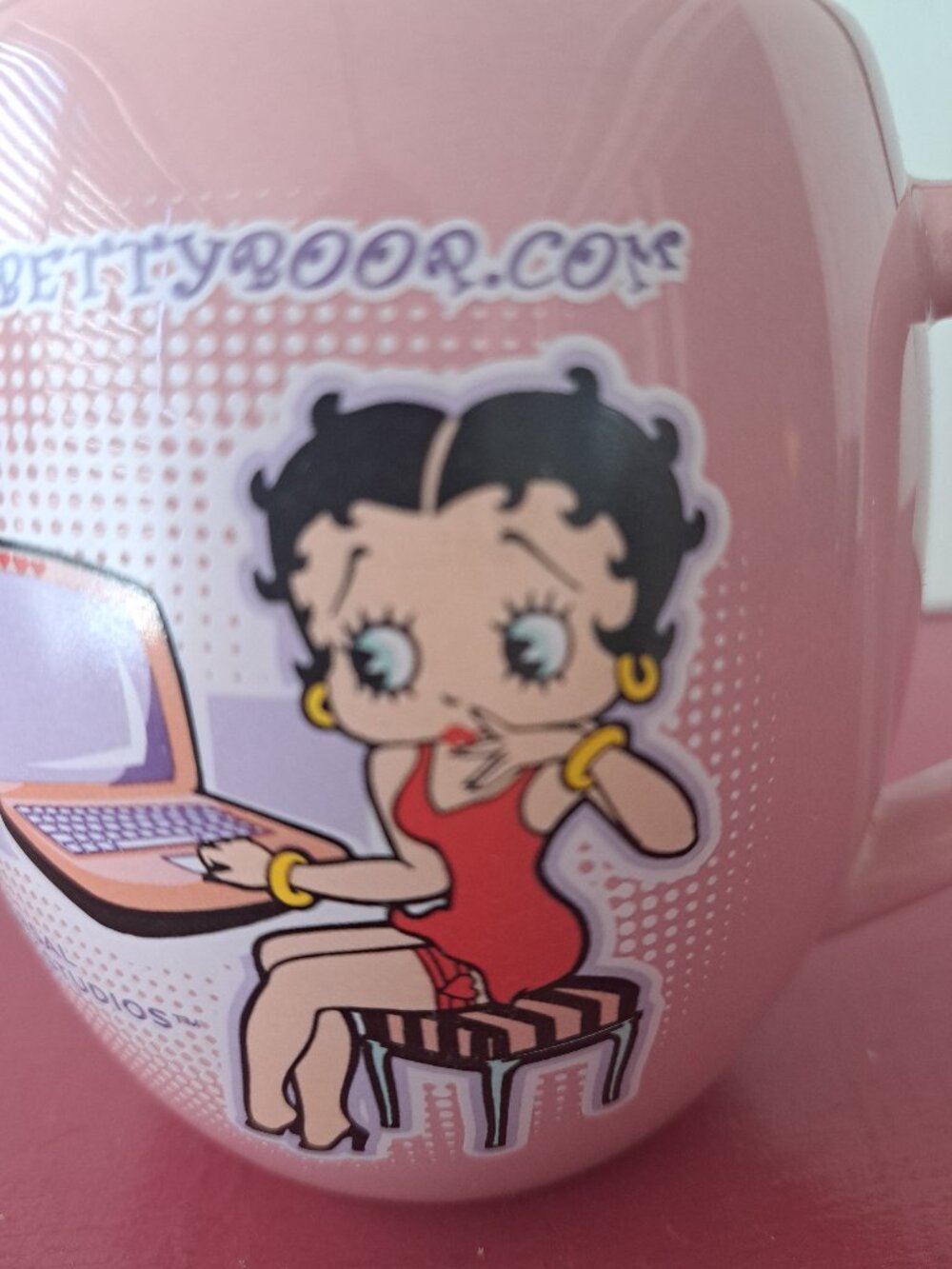 Vintage 2001 Betty Boop Universal Studios Coffee Mug